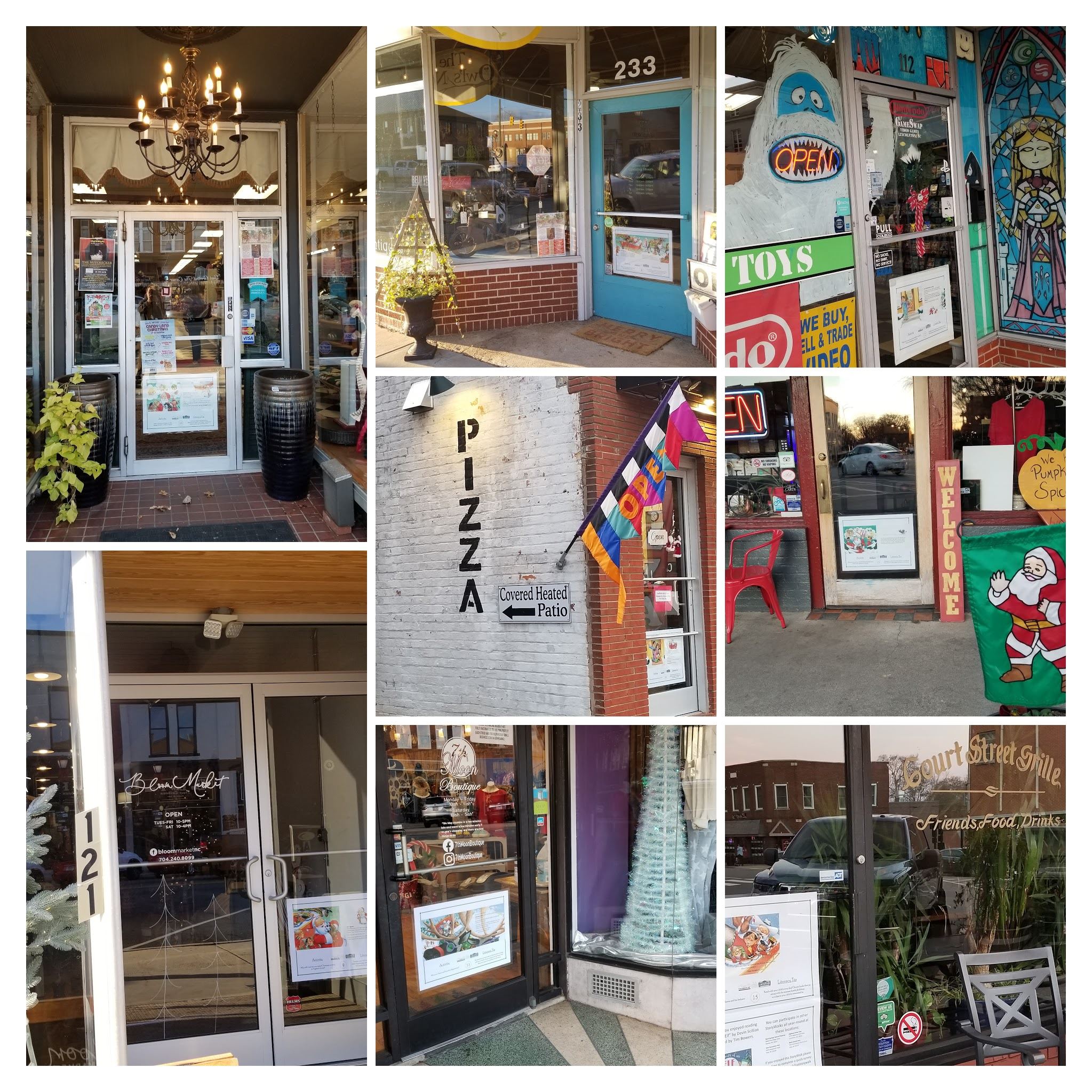 2021 Christmas StoryWalk collage2