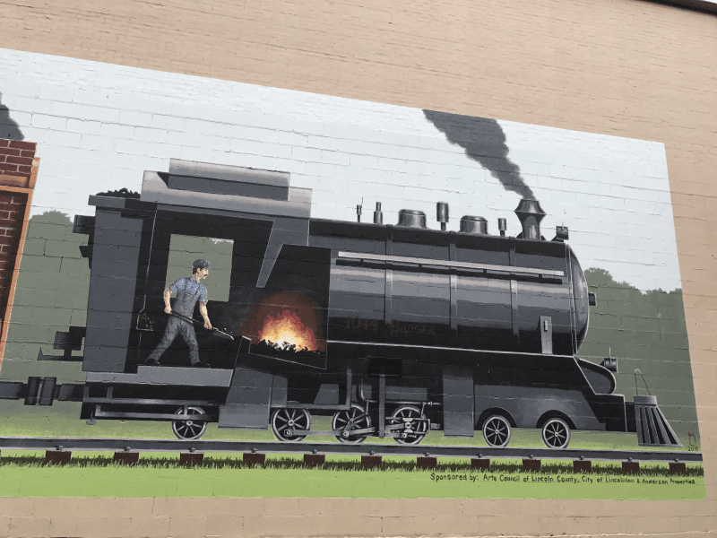 Rail Trail Train Mural