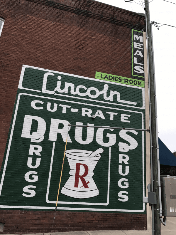 Lincoln Drugs Mural