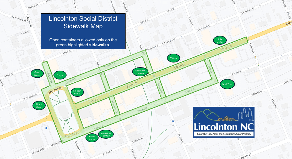 Social District - Sidewalk Map